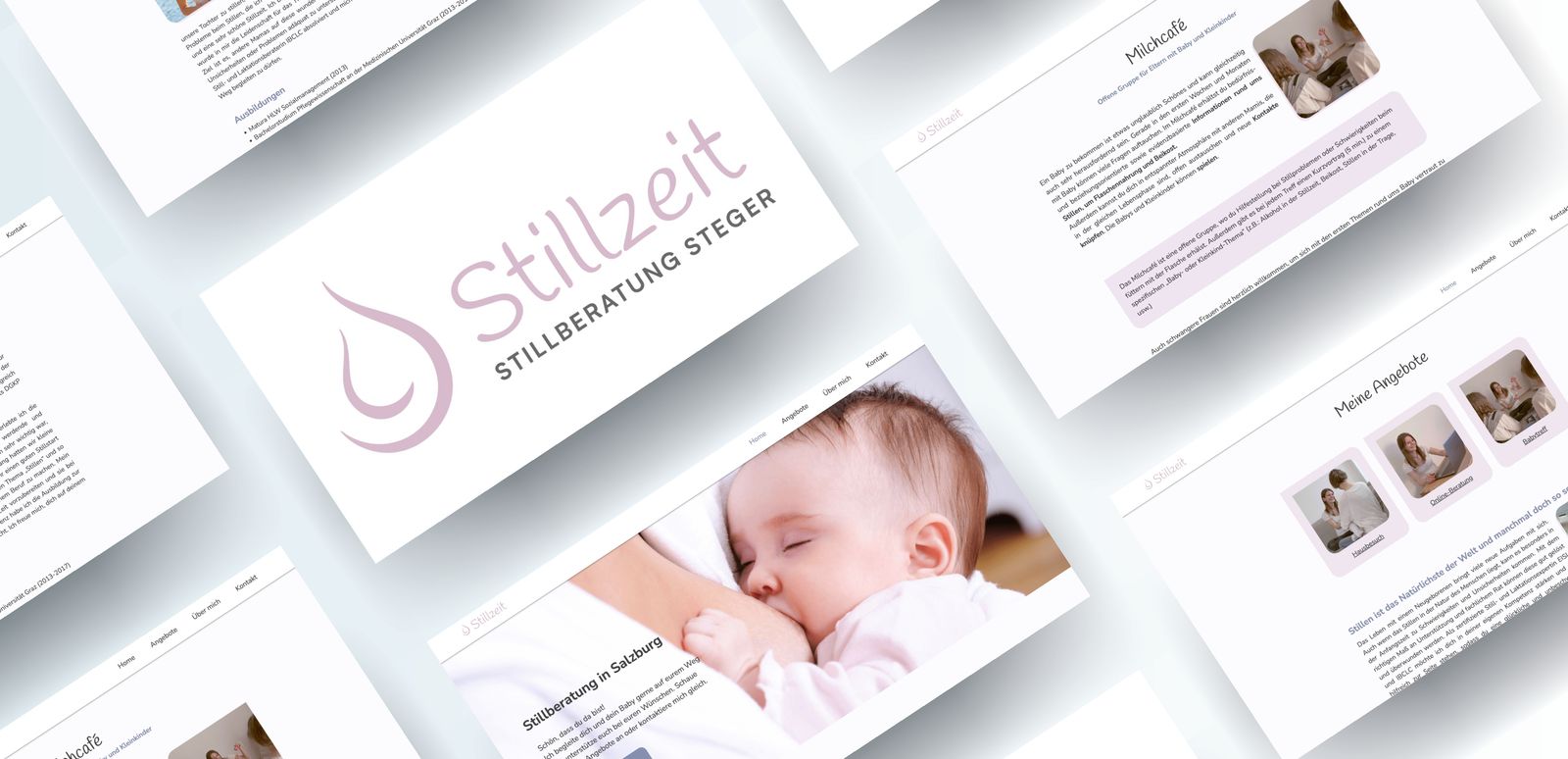 Projekt-Bild von Stillzeit - Freundlicher Auftritt für Stillberatung