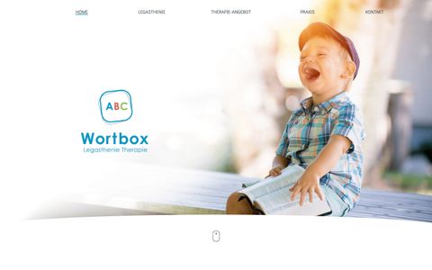 Homepage der Website